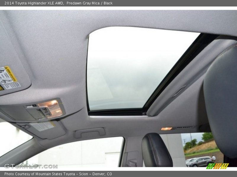 Predawn Gray Mica / Black 2014 Toyota Highlander XLE AWD
