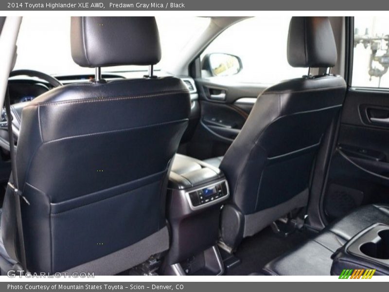 Predawn Gray Mica / Black 2014 Toyota Highlander XLE AWD