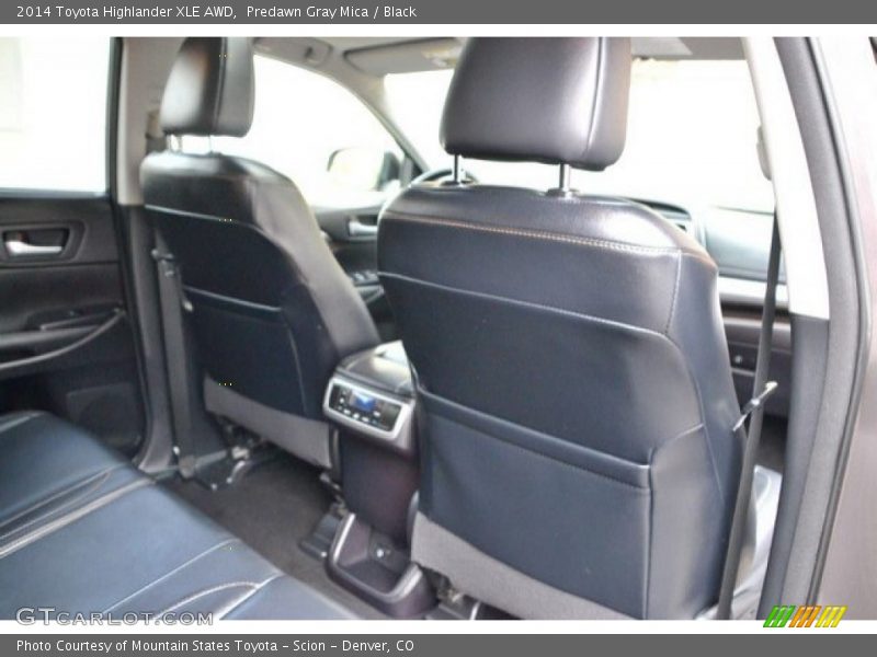 Predawn Gray Mica / Black 2014 Toyota Highlander XLE AWD