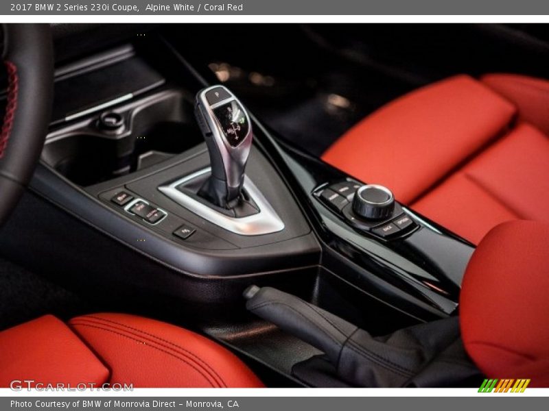 Alpine White / Coral Red 2017 BMW 2 Series 230i Coupe