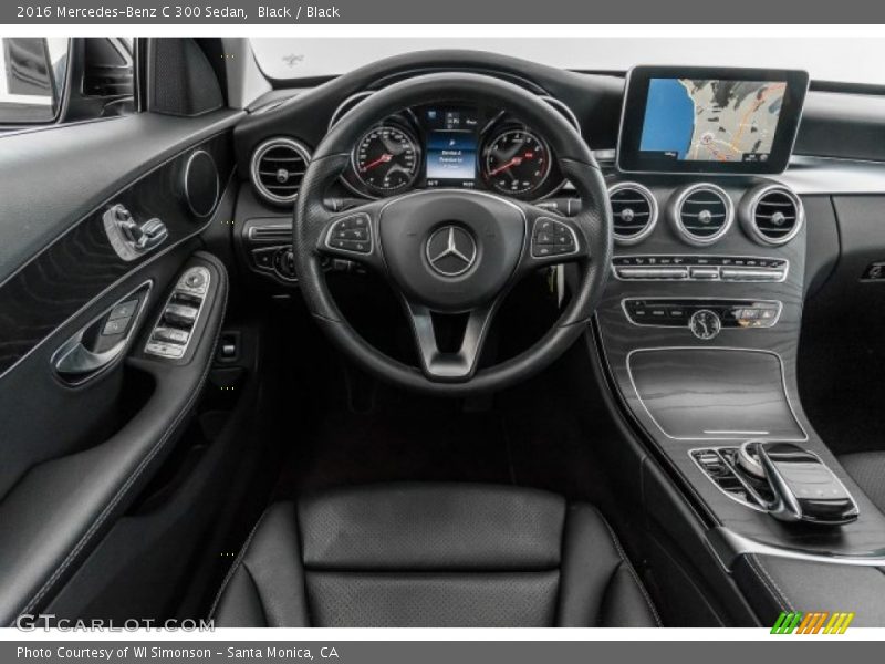 Black / Black 2016 Mercedes-Benz C 300 Sedan