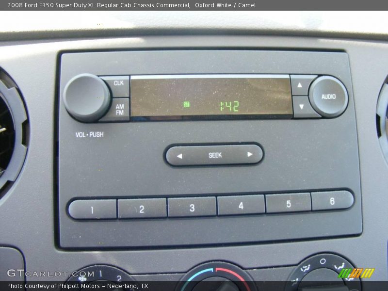 Oxford White / Camel 2008 Ford F350 Super Duty XL Regular Cab Chassis Commercial