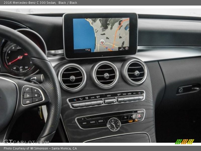 Black / Black 2016 Mercedes-Benz C 300 Sedan