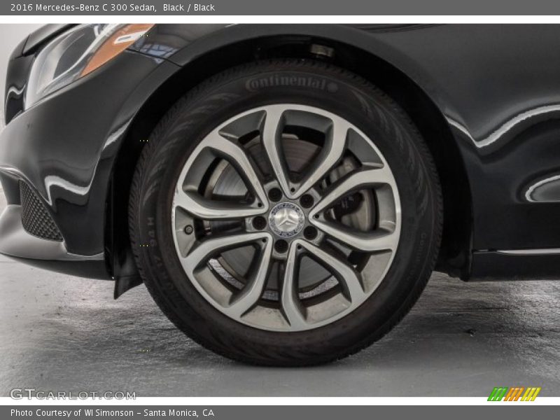 Black / Black 2016 Mercedes-Benz C 300 Sedan
