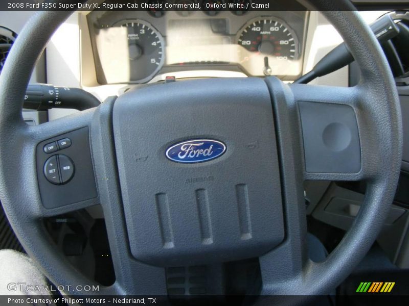 Oxford White / Camel 2008 Ford F350 Super Duty XL Regular Cab Chassis Commercial