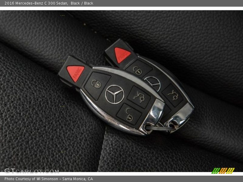 Black / Black 2016 Mercedes-Benz C 300 Sedan