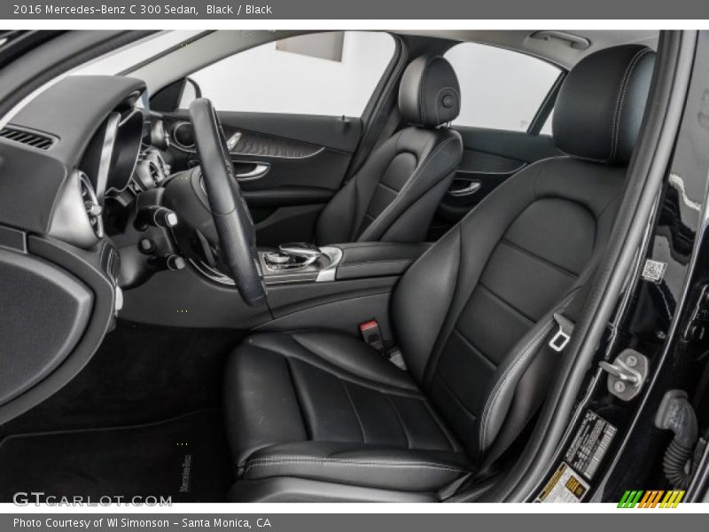 Black / Black 2016 Mercedes-Benz C 300 Sedan