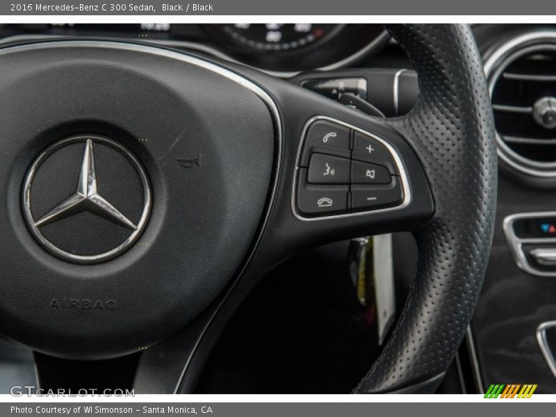 Black / Black 2016 Mercedes-Benz C 300 Sedan
