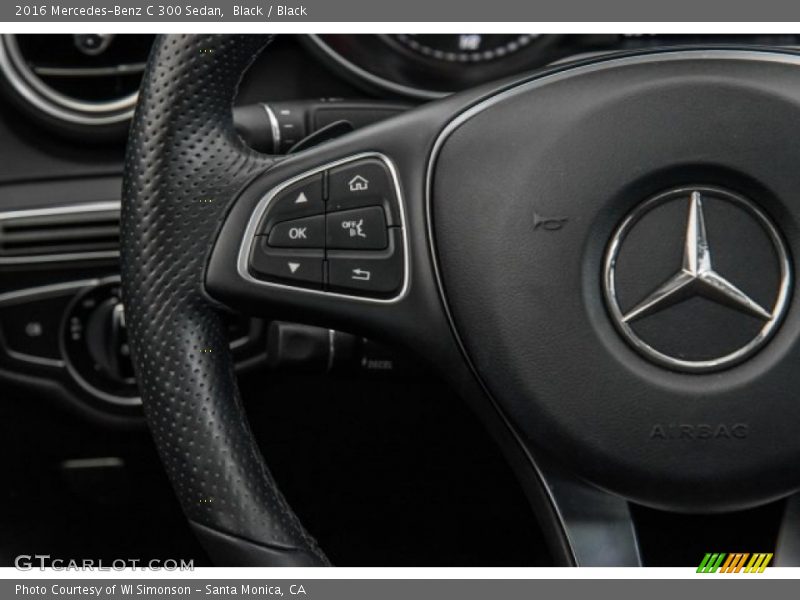 Black / Black 2016 Mercedes-Benz C 300 Sedan
