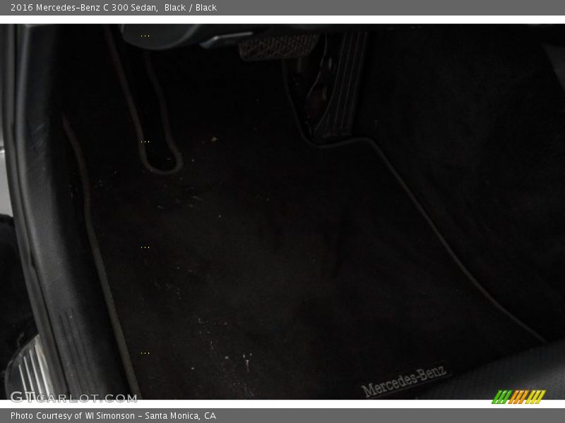 Black / Black 2016 Mercedes-Benz C 300 Sedan