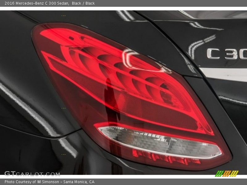 Black / Black 2016 Mercedes-Benz C 300 Sedan