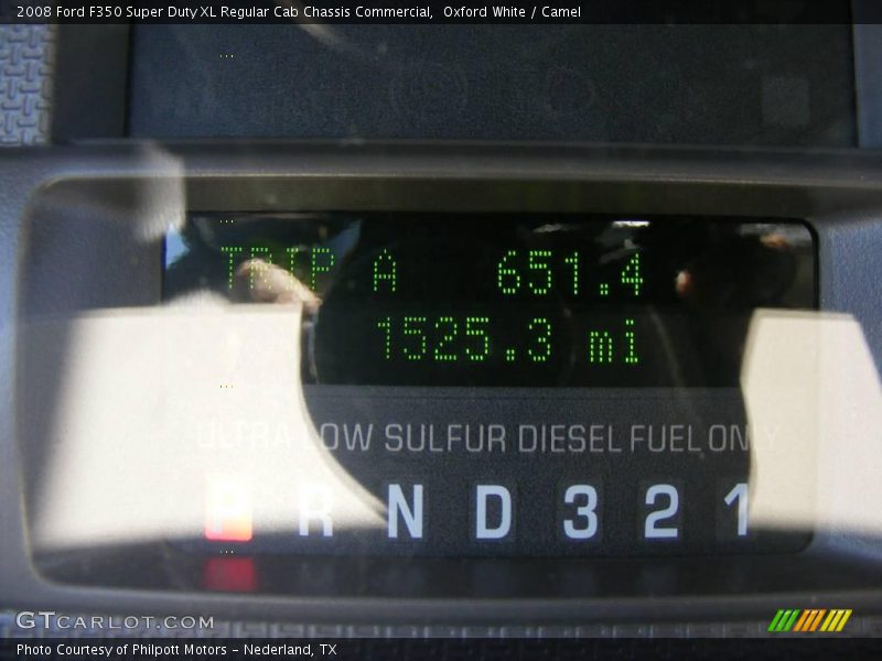 Oxford White / Camel 2008 Ford F350 Super Duty XL Regular Cab Chassis Commercial