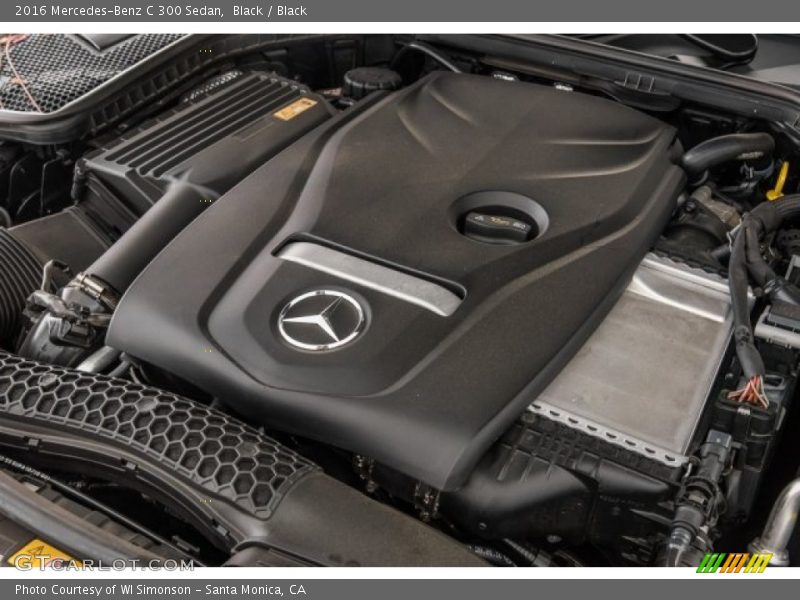Black / Black 2016 Mercedes-Benz C 300 Sedan