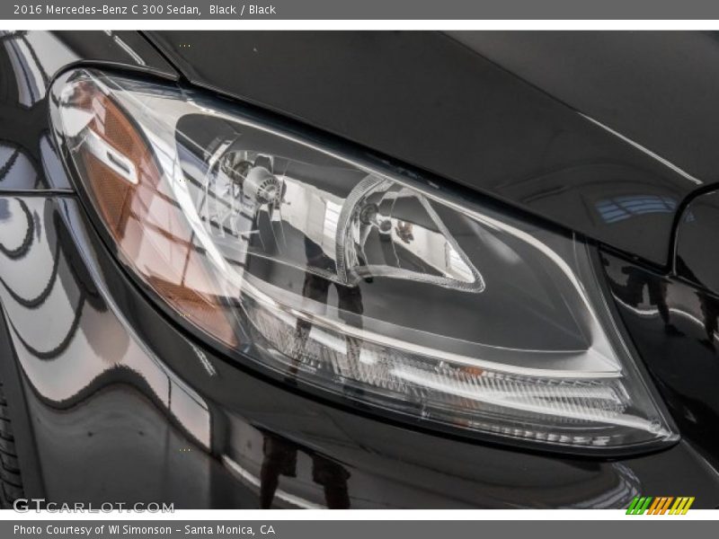 Black / Black 2016 Mercedes-Benz C 300 Sedan