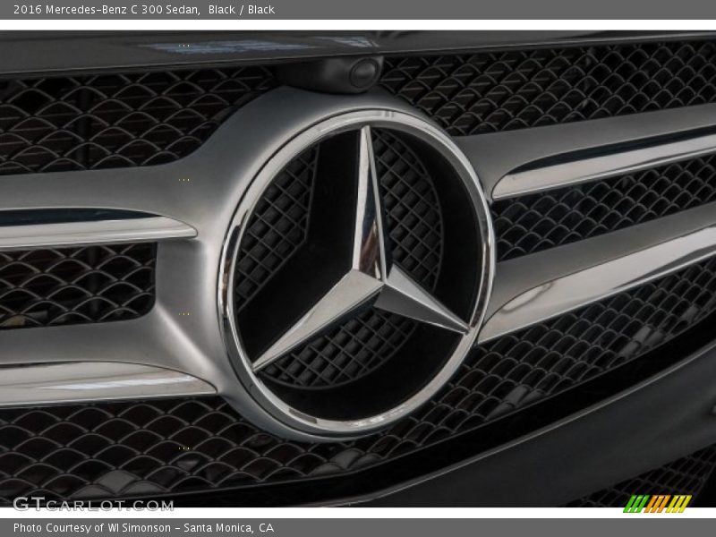Black / Black 2016 Mercedes-Benz C 300 Sedan