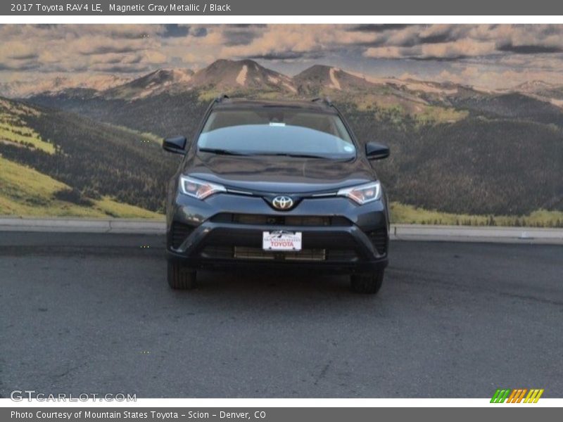 Magnetic Gray Metallic / Black 2017 Toyota RAV4 LE