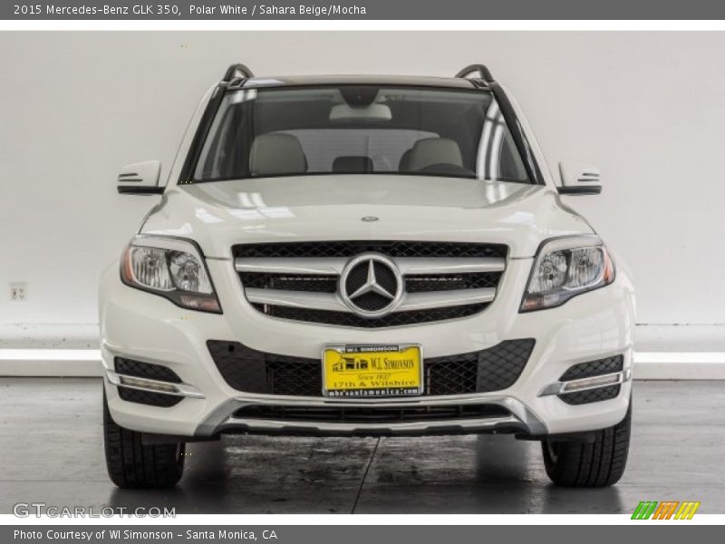 Polar White / Sahara Beige/Mocha 2015 Mercedes-Benz GLK 350