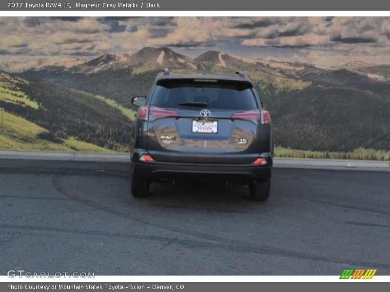 Magnetic Gray Metallic / Black 2017 Toyota RAV4 LE