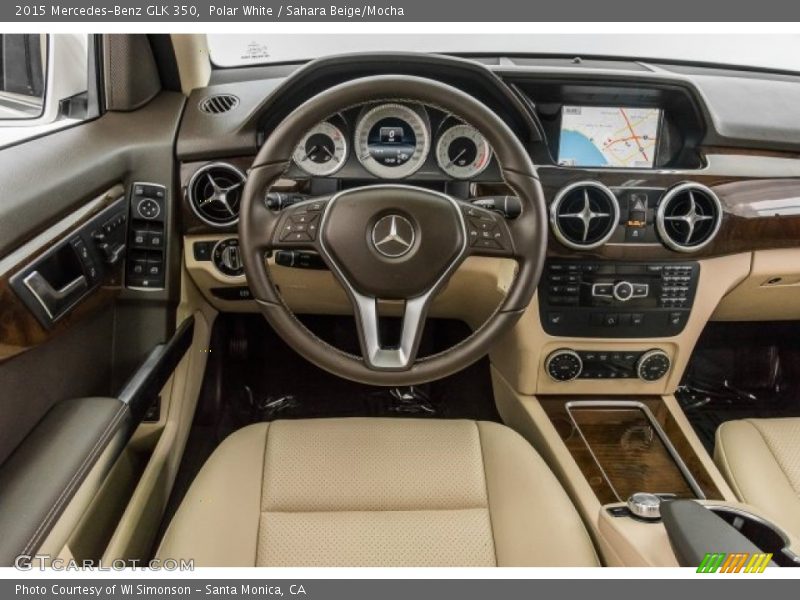 Polar White / Sahara Beige/Mocha 2015 Mercedes-Benz GLK 350