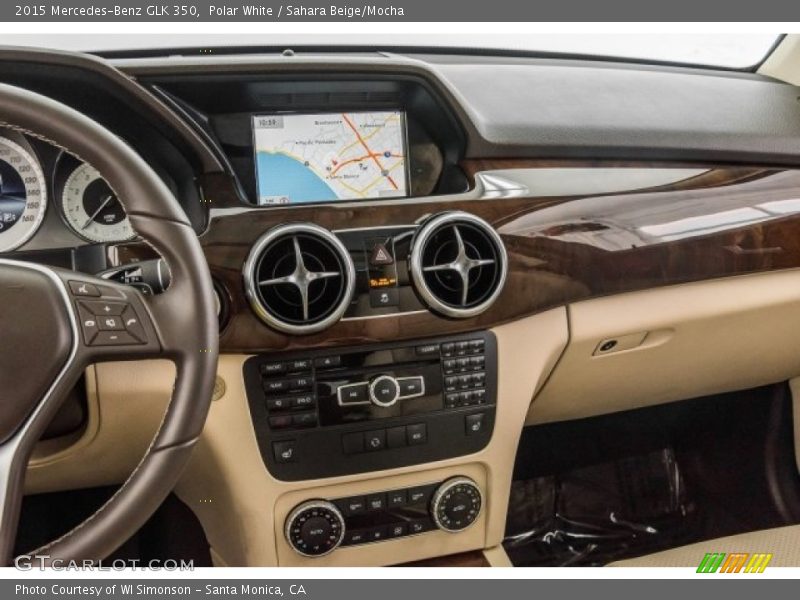 Polar White / Sahara Beige/Mocha 2015 Mercedes-Benz GLK 350