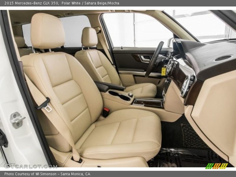 Polar White / Sahara Beige/Mocha 2015 Mercedes-Benz GLK 350