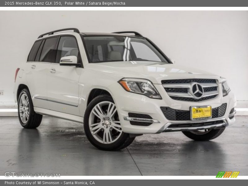 Polar White / Sahara Beige/Mocha 2015 Mercedes-Benz GLK 350