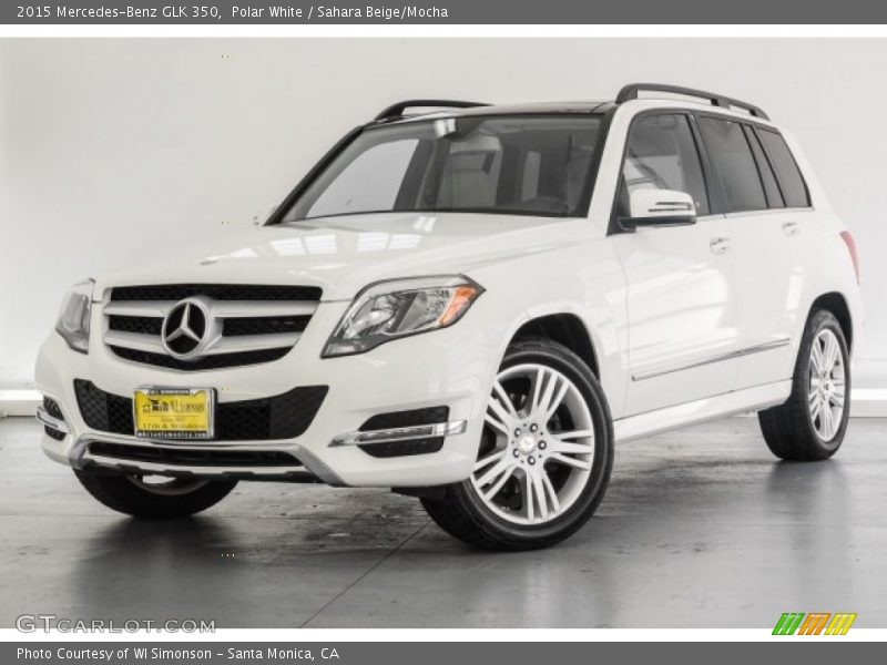Polar White / Sahara Beige/Mocha 2015 Mercedes-Benz GLK 350