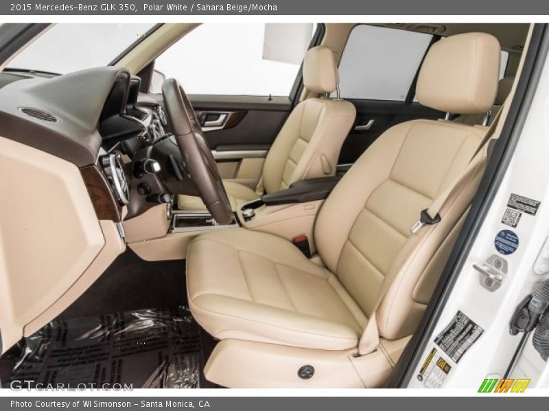 Polar White / Sahara Beige/Mocha 2015 Mercedes-Benz GLK 350