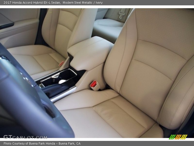 Modern Steel Metallic / Ivory 2017 Honda Accord Hybrid EX-L Sedan
