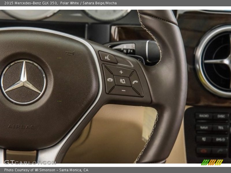 Polar White / Sahara Beige/Mocha 2015 Mercedes-Benz GLK 350