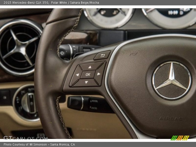 Polar White / Sahara Beige/Mocha 2015 Mercedes-Benz GLK 350