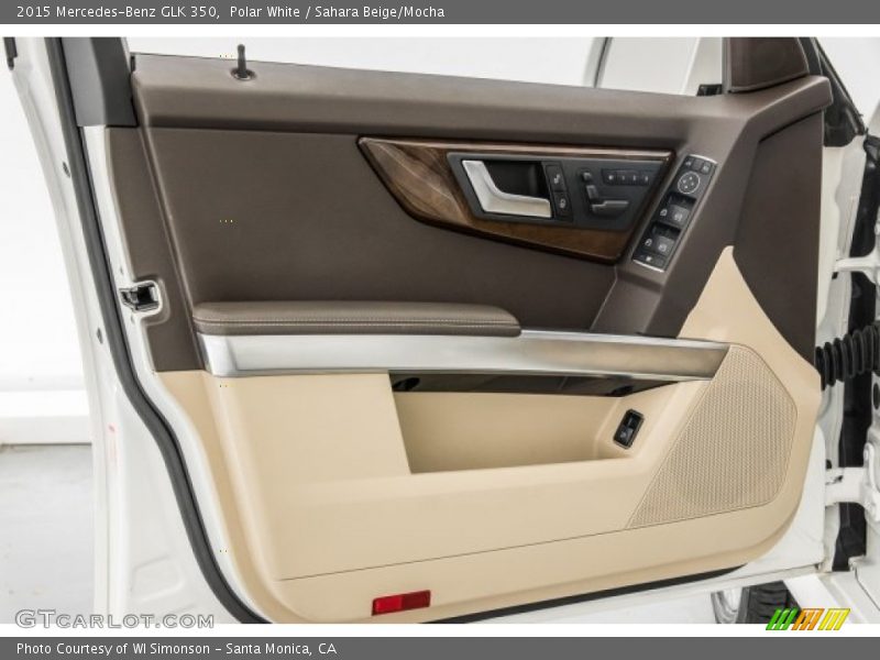 Polar White / Sahara Beige/Mocha 2015 Mercedes-Benz GLK 350