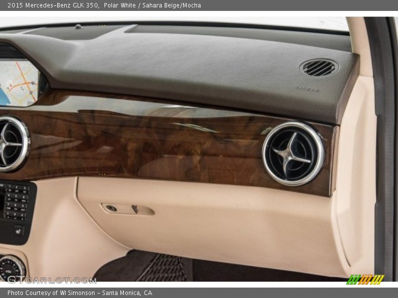 Polar White / Sahara Beige/Mocha 2015 Mercedes-Benz GLK 350