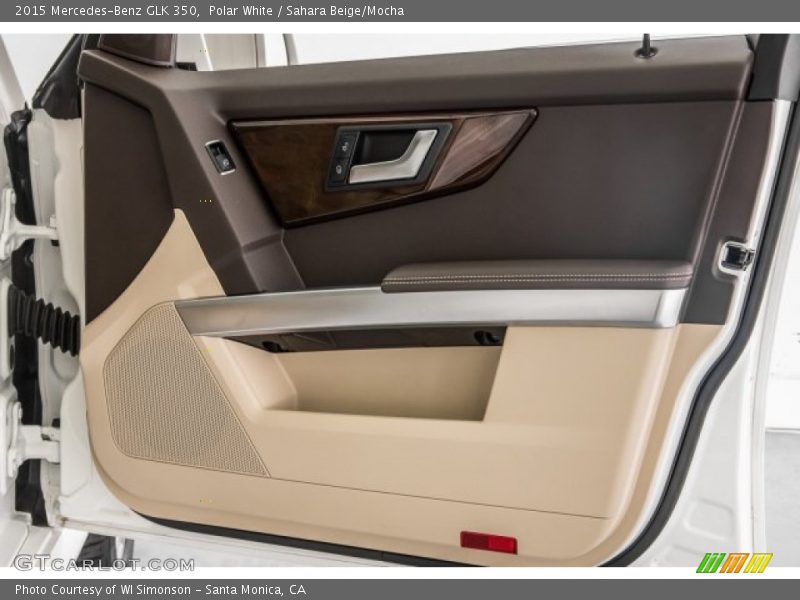 Polar White / Sahara Beige/Mocha 2015 Mercedes-Benz GLK 350