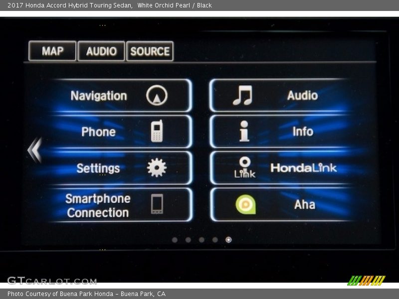 White Orchid Pearl / Black 2017 Honda Accord Hybrid Touring Sedan
