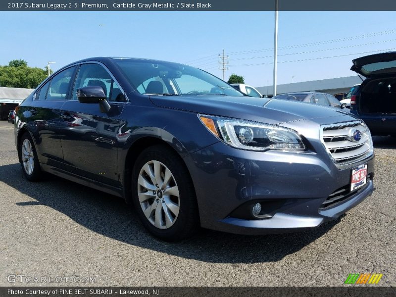 Carbide Gray Metallic / Slate Black 2017 Subaru Legacy 2.5i Premium