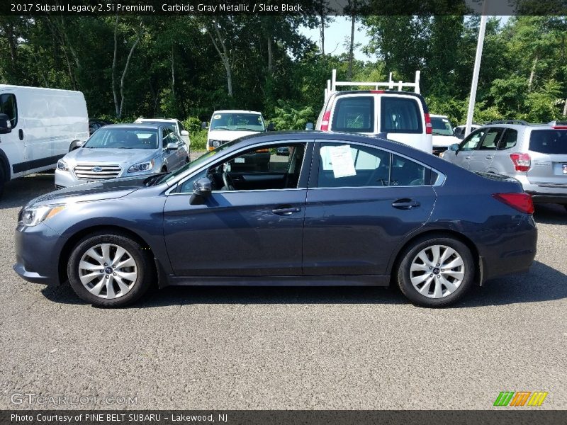 Carbide Gray Metallic / Slate Black 2017 Subaru Legacy 2.5i Premium