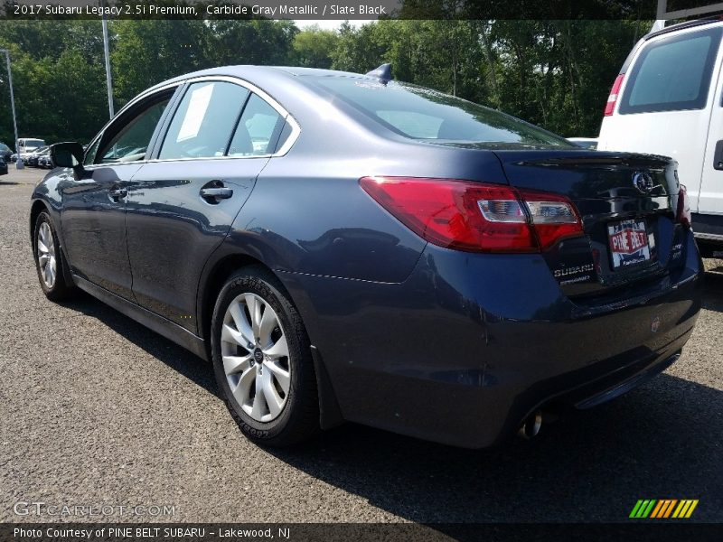 Carbide Gray Metallic / Slate Black 2017 Subaru Legacy 2.5i Premium