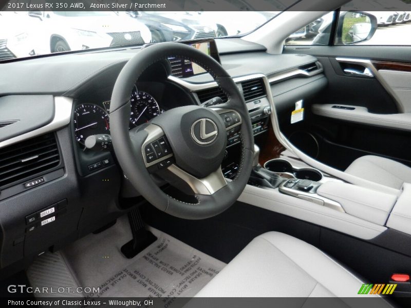 Atomic Silver / Parchment 2017 Lexus RX 350 AWD