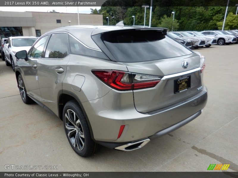 Atomic Silver / Parchment 2017 Lexus RX 350 AWD