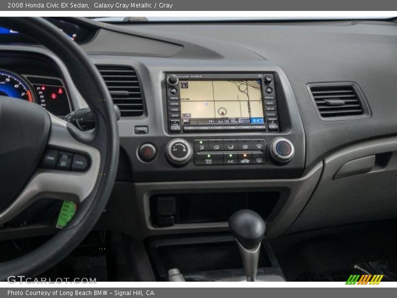 Galaxy Gray Metallic / Gray 2008 Honda Civic EX Sedan