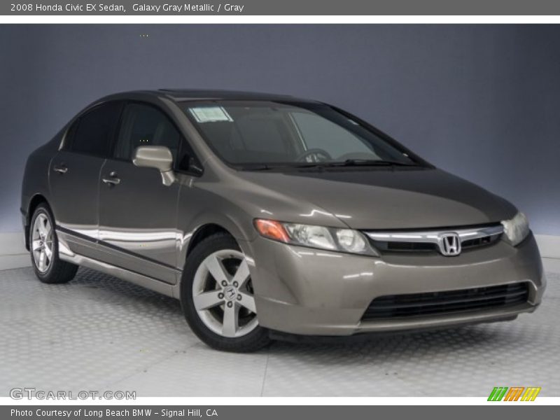 Galaxy Gray Metallic / Gray 2008 Honda Civic EX Sedan