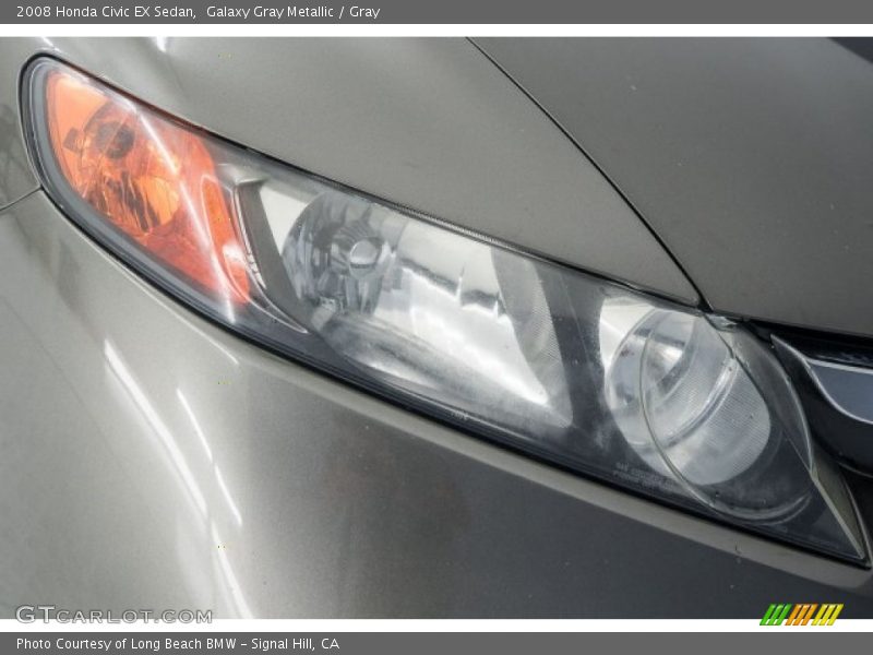 Galaxy Gray Metallic / Gray 2008 Honda Civic EX Sedan