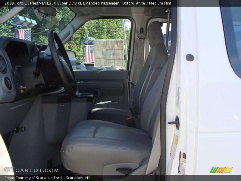 Oxford White / Medium Flint 2009 Ford E Series Van E350 Super Duty XL Extended Passenger