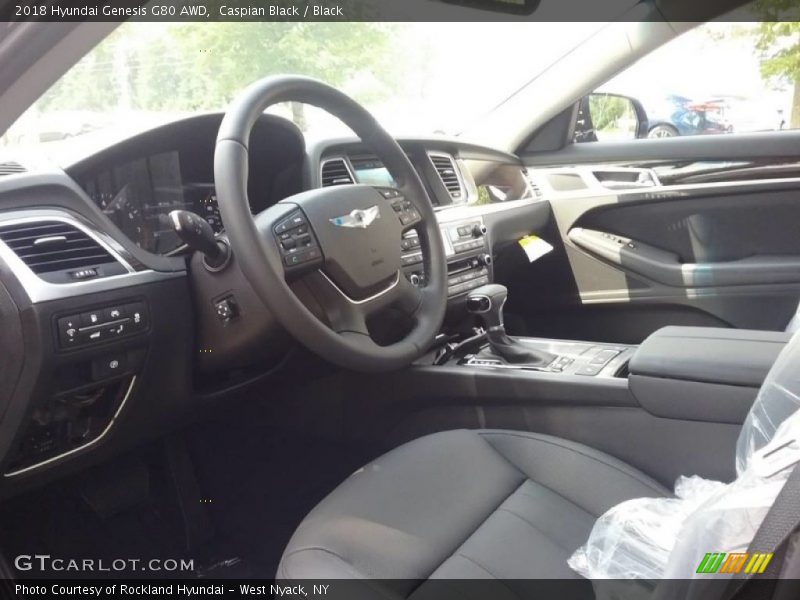  2018 Genesis G80 AWD Black Interior