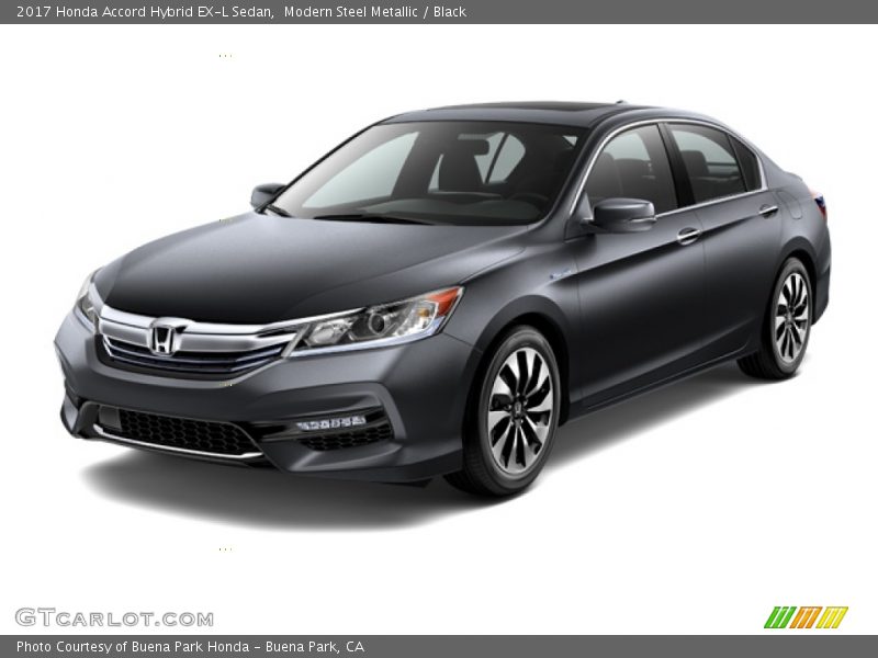 Modern Steel Metallic / Black 2017 Honda Accord Hybrid EX-L Sedan