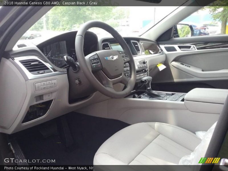  2018 Genesis G80 AWD Gray Interior