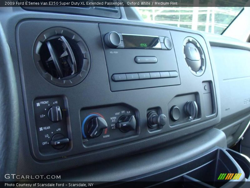 Oxford White / Medium Flint 2009 Ford E Series Van E350 Super Duty XL Extended Passenger