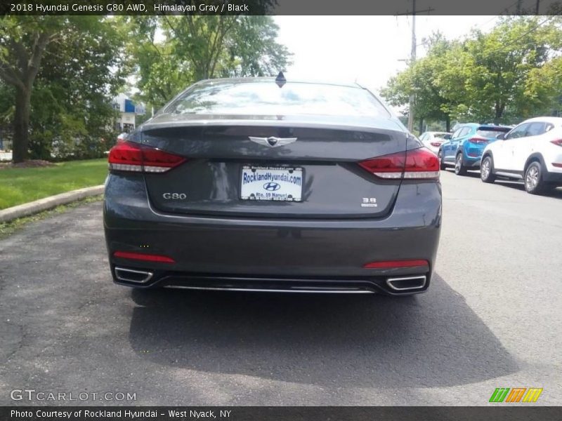 Himalayan Gray / Black 2018 Hyundai Genesis G80 AWD