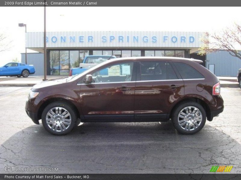 Cinnamon Metallic / Camel 2009 Ford Edge Limited